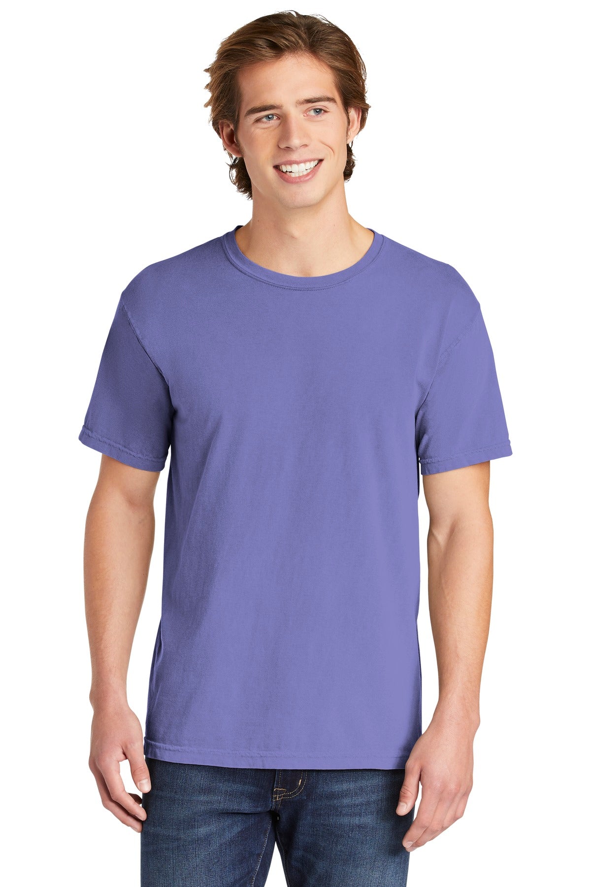 6.1-ounce 100% US ring spun cotton Soft-washed garment-dyed - Violet