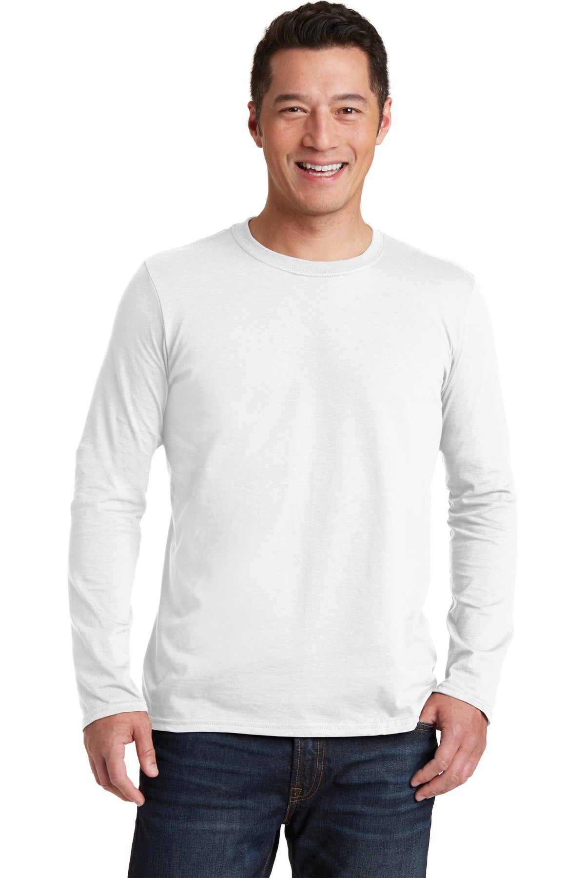 4.5-ounce 100% ring spun cotton 90/10 cotton/poly (Sport Gre - White