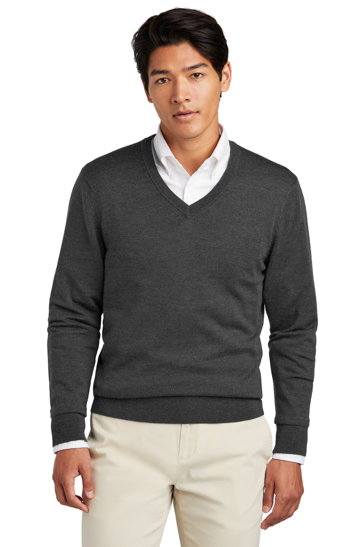 Quality and craftsmanship meet timeless design in a V-neck s - Windsor Grey Heather