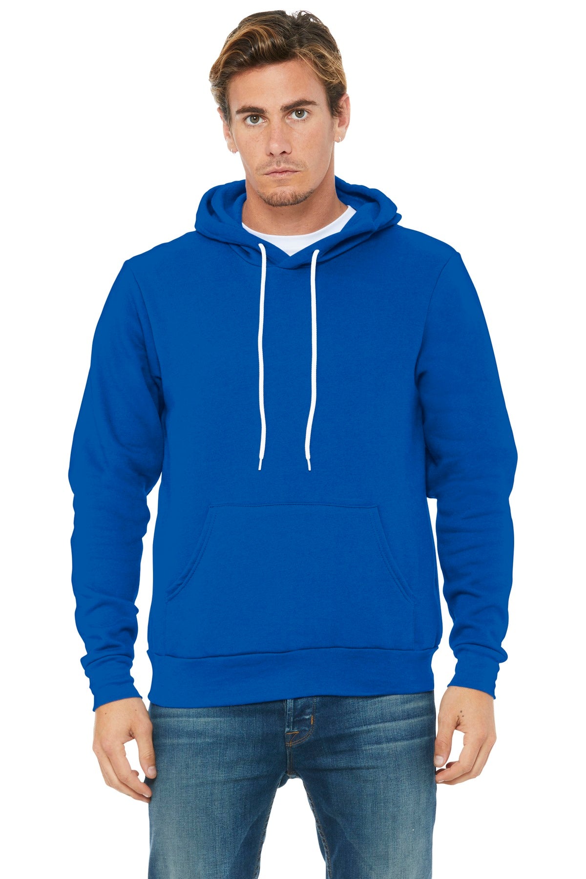 Retail fit Tear-away label White drawcords Side seamed Kanga - True Royal