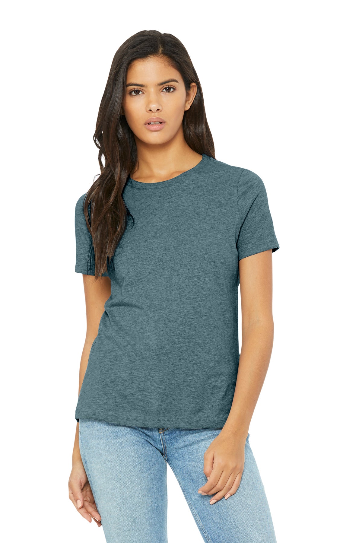 Relaxed fit Tear-away label Side seamed 4.2-ounce 52/48 Airl - Heather Slate