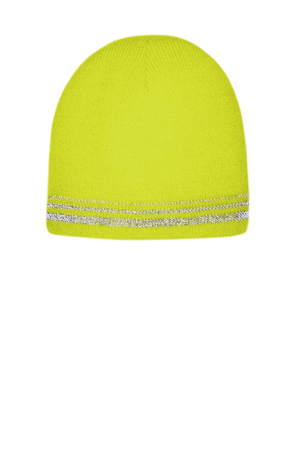 Fabric: 100% acrylic; 100% poly fleece liningFeatures: 3 reflective stripes