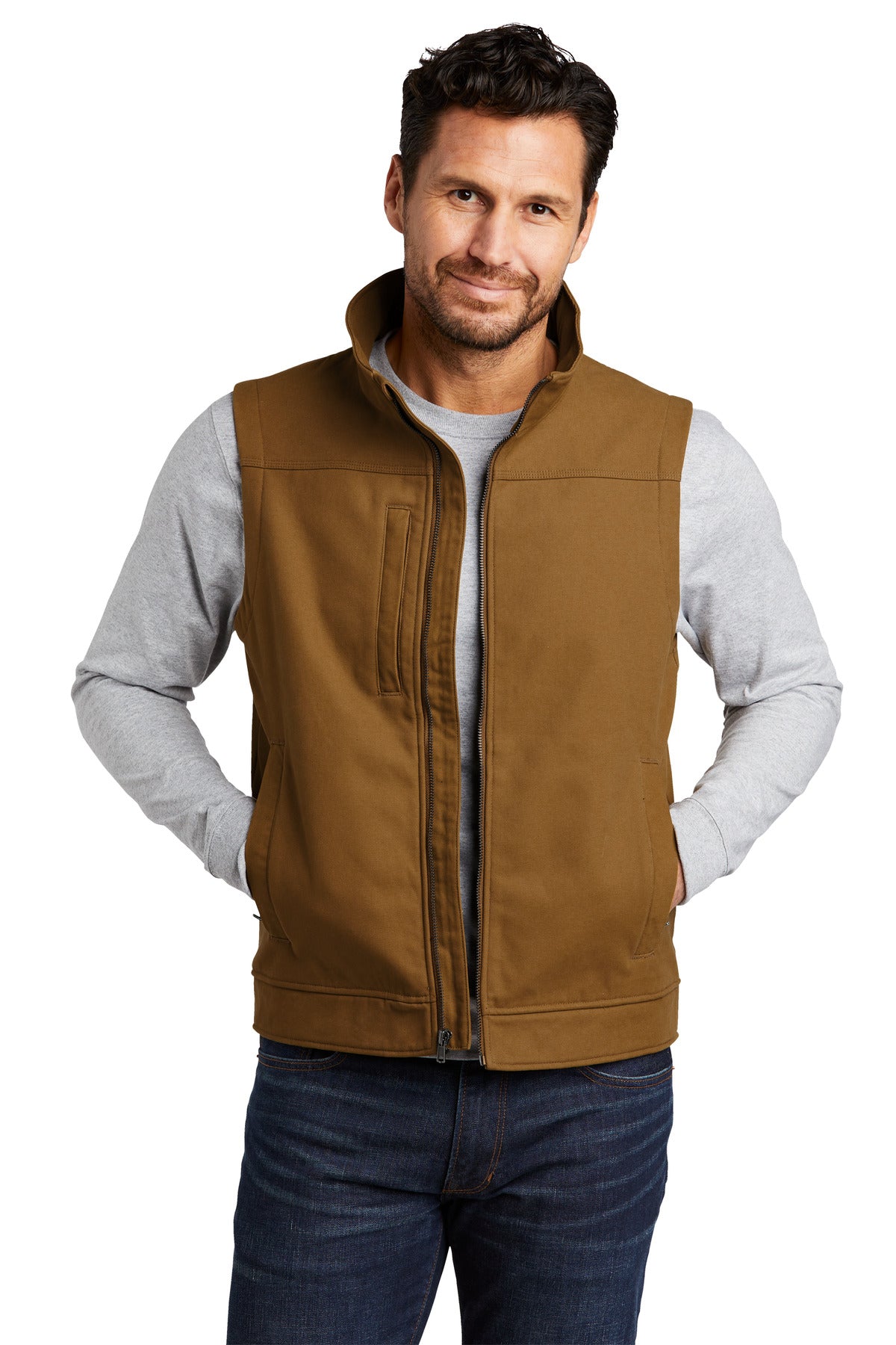 Soft shell technology meets durable duck cloth in this hardw - Duck Brown