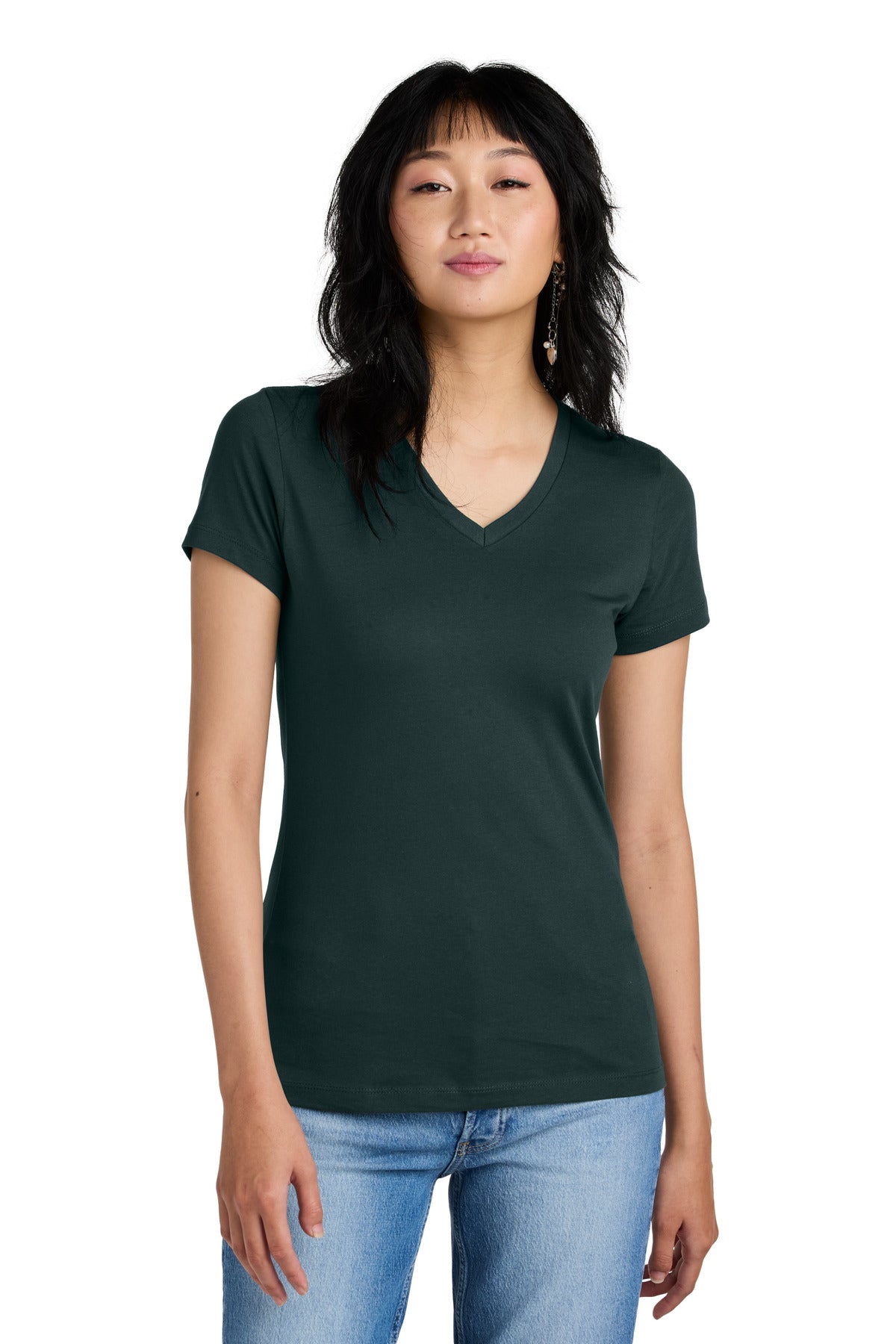 The perfect v-neck tee for a polished look. 4.3-ounce 100% c - Rainforest