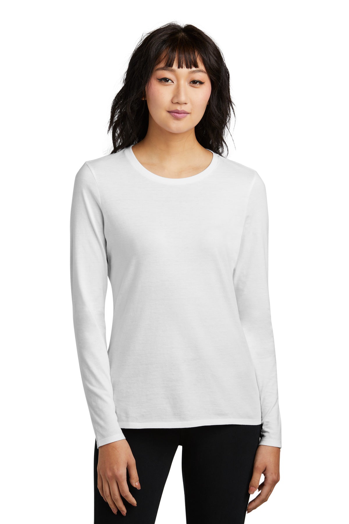 Soft and stylish this is the long sleeve tee perfected. 4.3- - White
