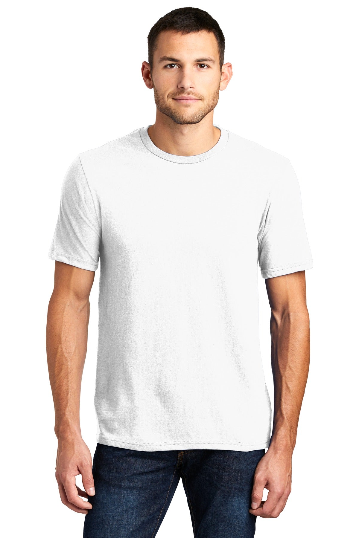 Crafted from ring spun cotton for ultimate comfort.4.3-ounce - White