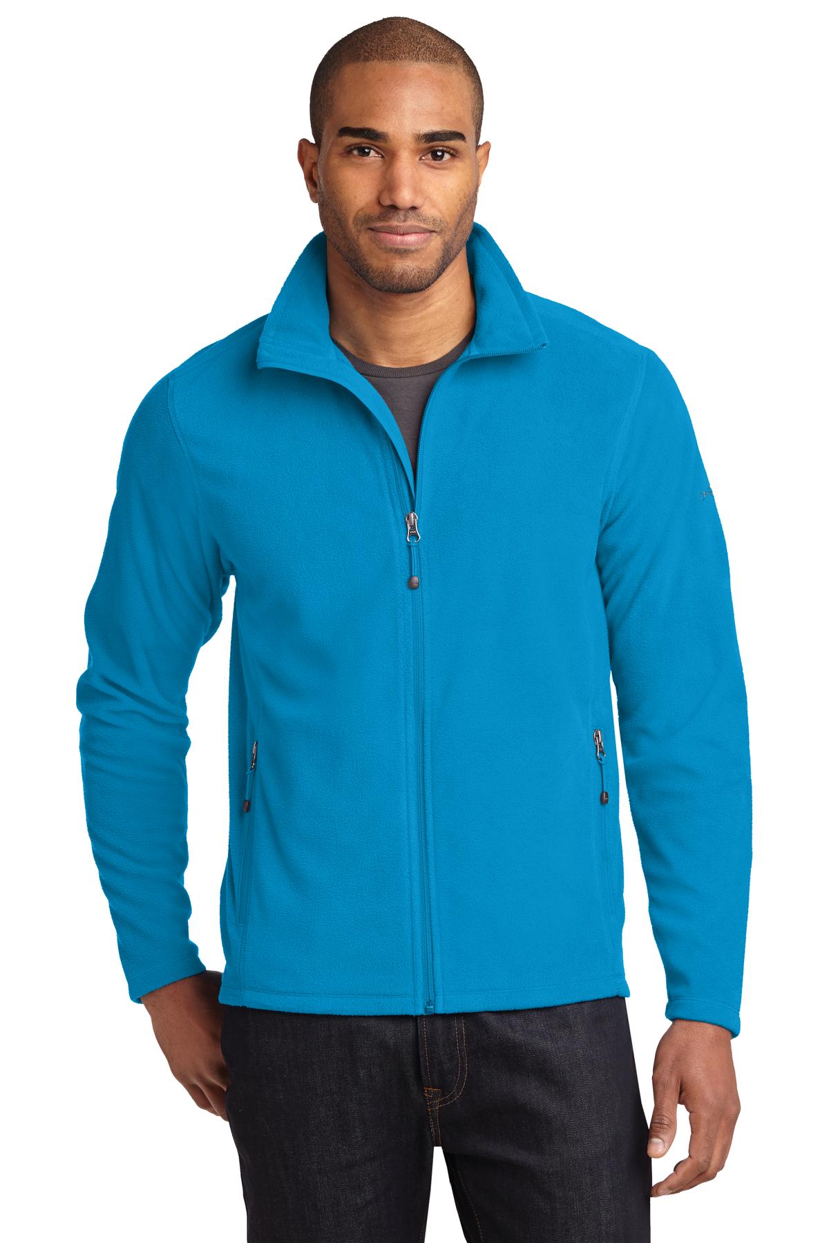 Warmth and comfort--without the bulk. With flatlock stitchin - Peak Blue