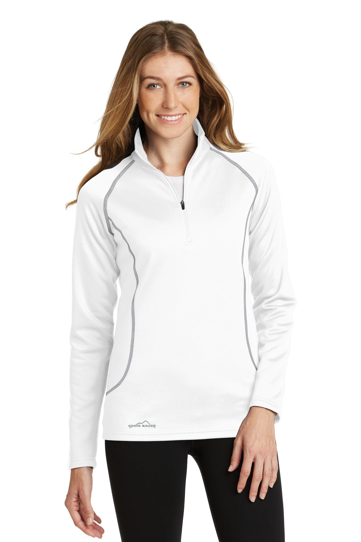 Built for versatility this smooth-faced brushed back fleece - White