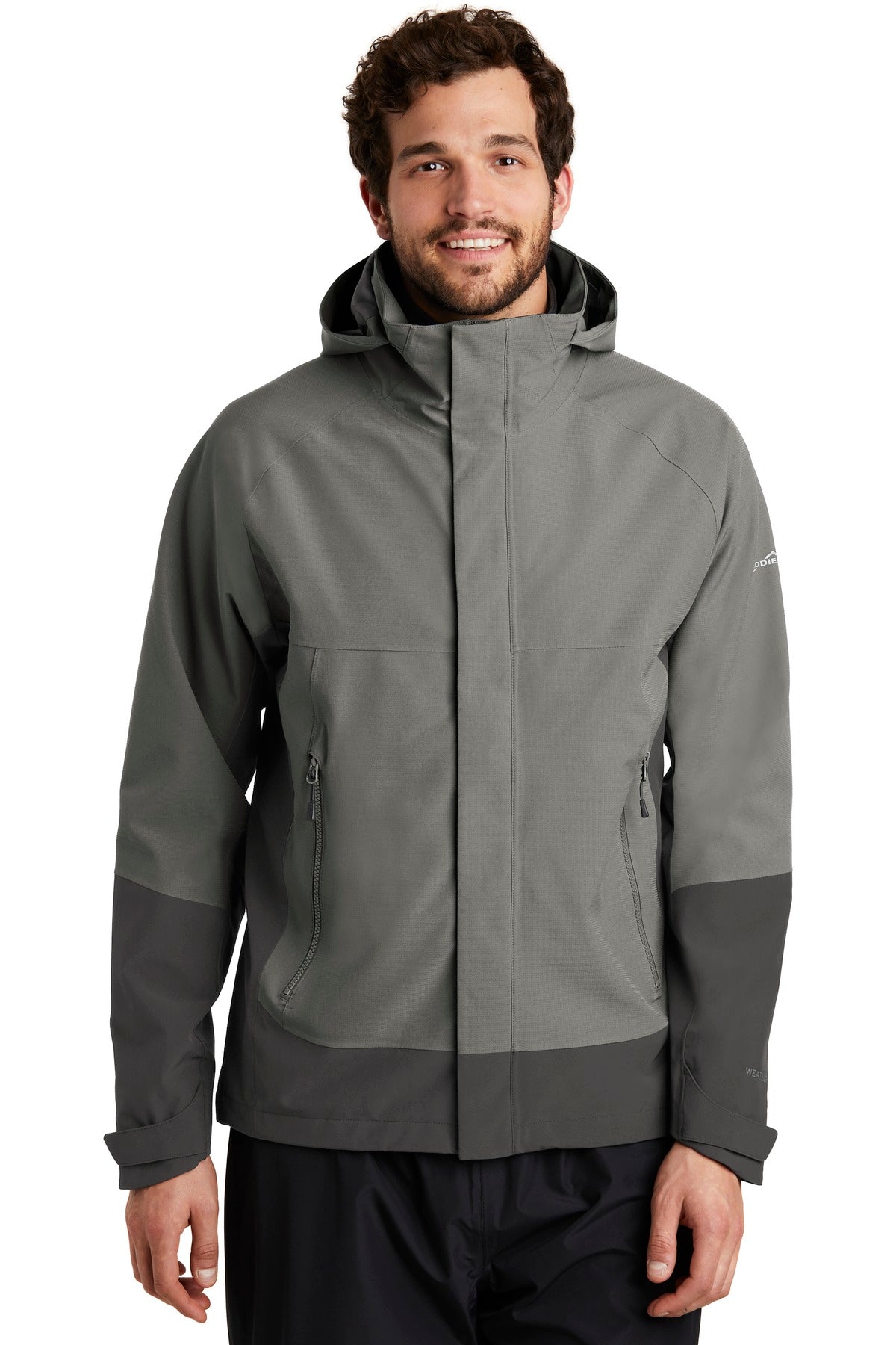 Two element-fighting WeatherEdge 5K/5K fabrics come together - Metal Grey/ Grey Steel