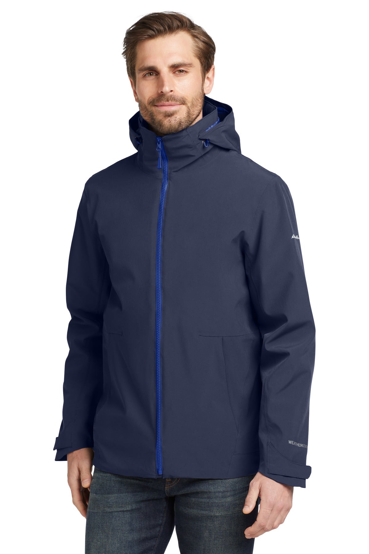 This 3-in-1 system jacket has a fully seam-sealed shell buil - River Blue/ Cobalt Blue