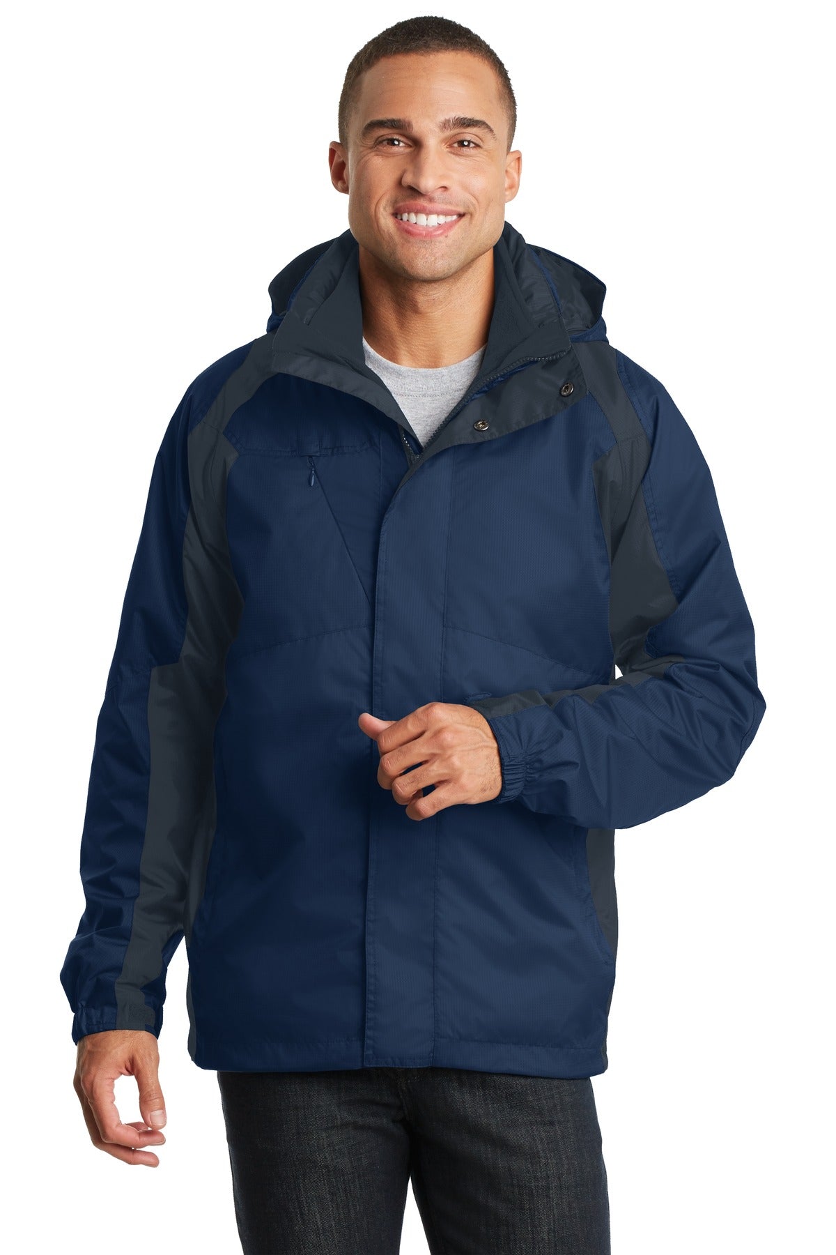 This jacket offers three great layers for one great price. T - Insignia Blue/ Navy Eclipse