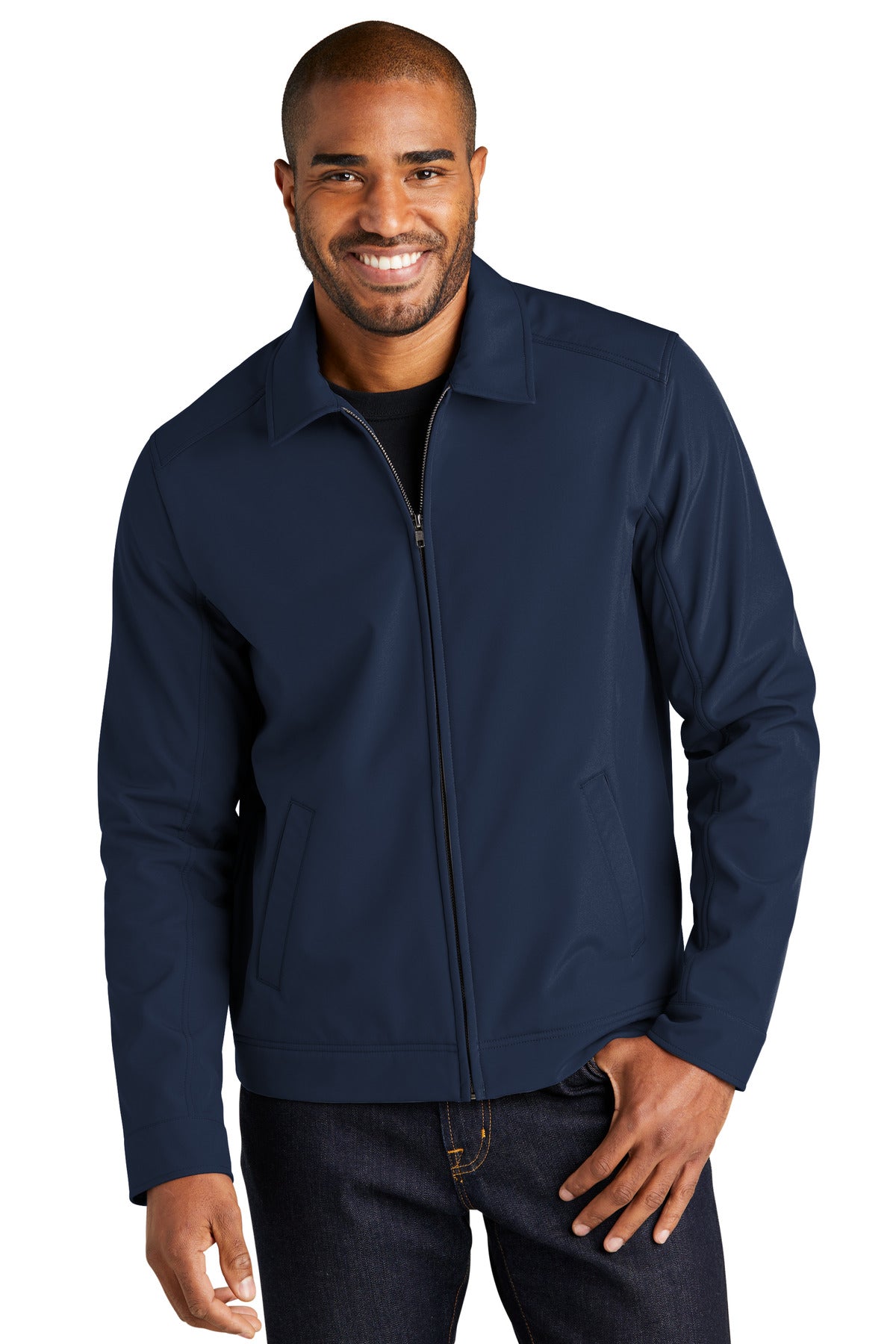 A classic style in an updated silhouette this rugged stretch - Dress Blue Navy