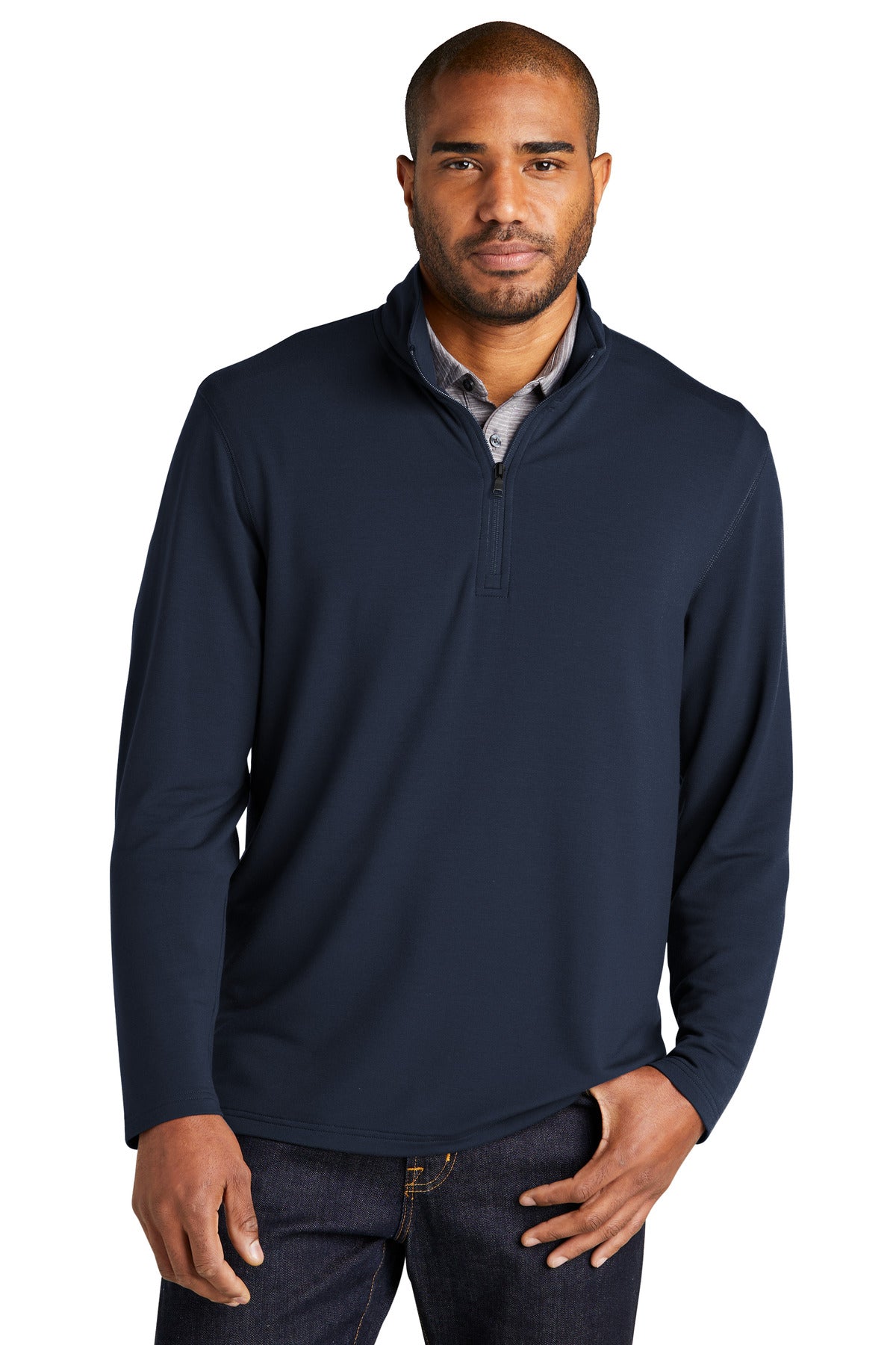 A layering must-have made of ultra-soft snag-resistant micro - River Blue Navy