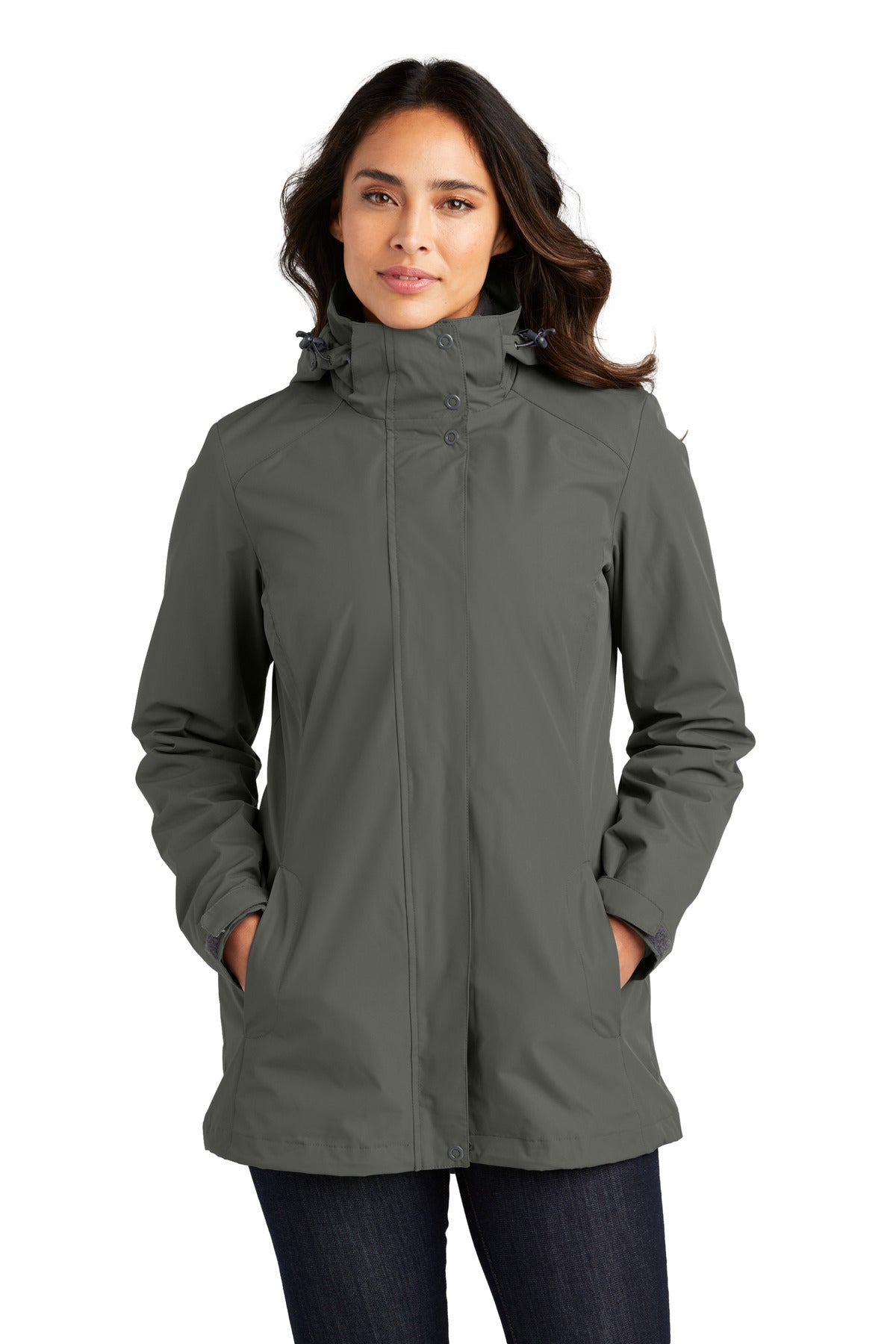 This 3-in-1 jacket outsmarts the cold with all-weather versa - Storm Grey