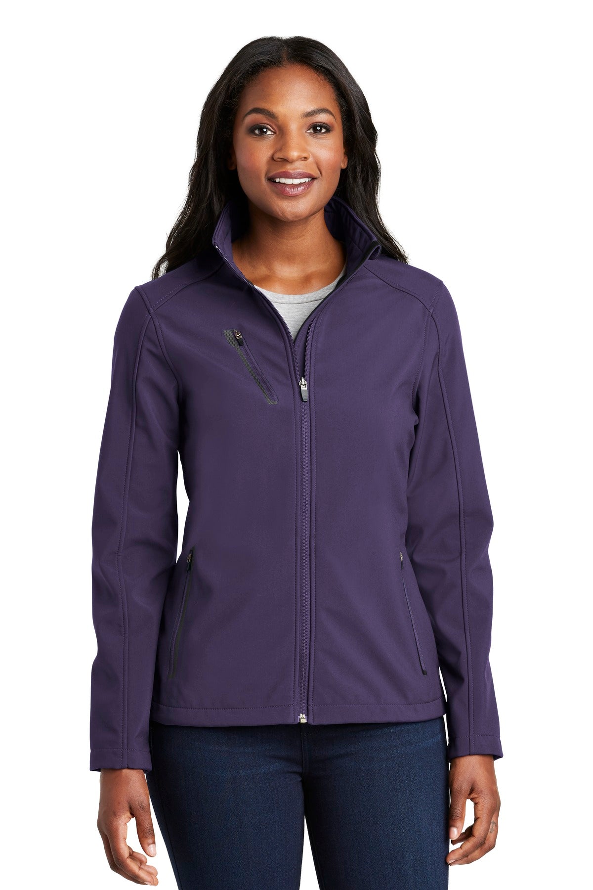 You'll stay warm and protected from wind and rain in this va - Posh Purple