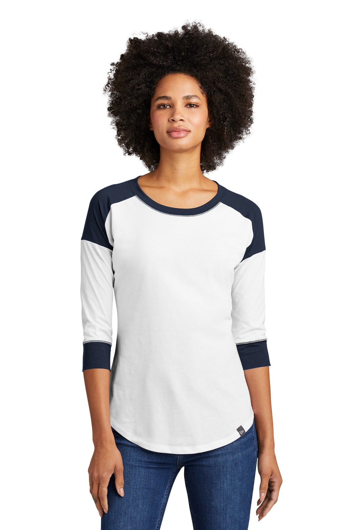 A major-league look for fans in the stands or on the street. - True Navy/ White