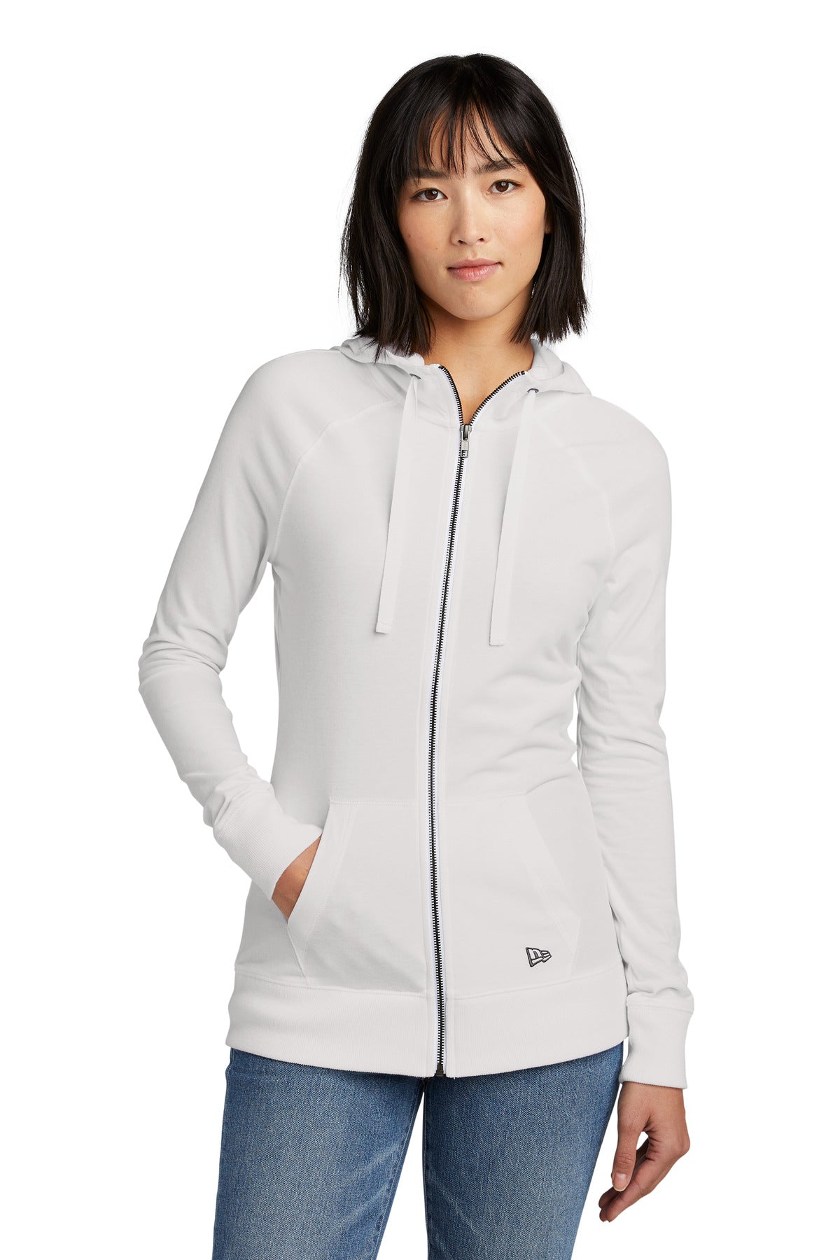 This lightweight hoodie has lived-in sueded softness and vin - White