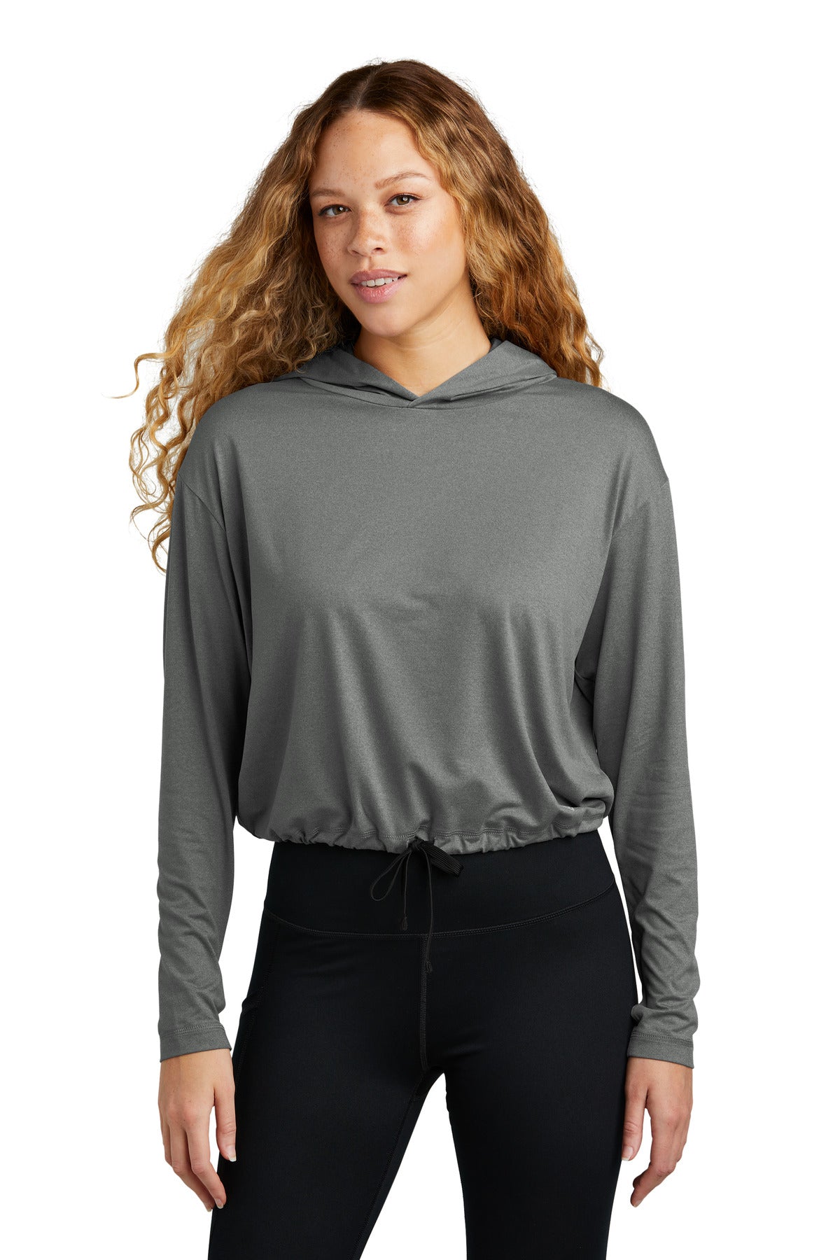With moisture wicking and stretch you'll feel the power of p - Shadow Grey Heather