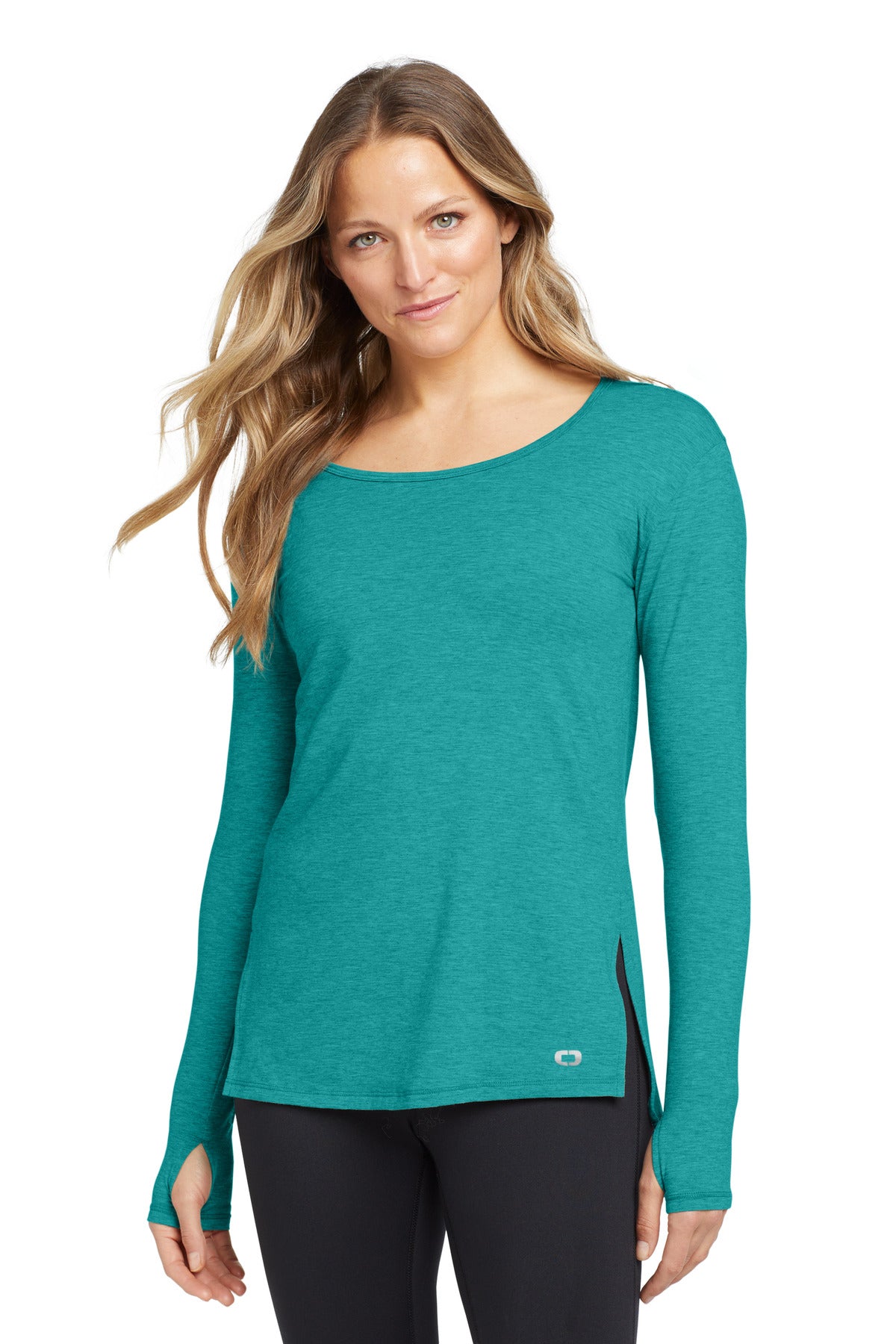 This tunic is always ready to go practically anywhere your d - Vivid Teal