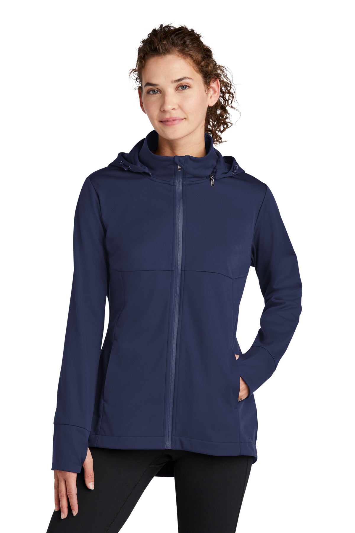 With sporty raglan sleeves wind-resistance and water-resista - True Navy