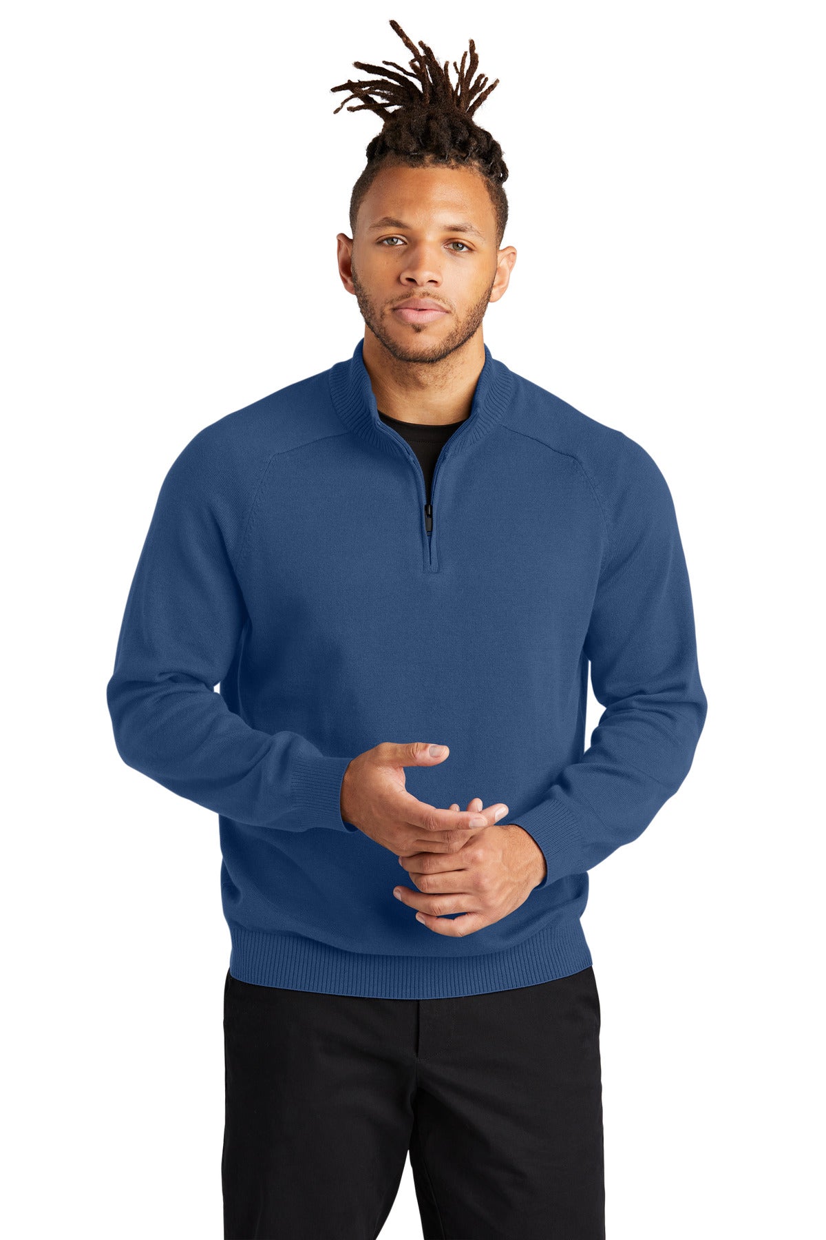 An easy-to-layer easy care essential designed to complement - Insignia Blue