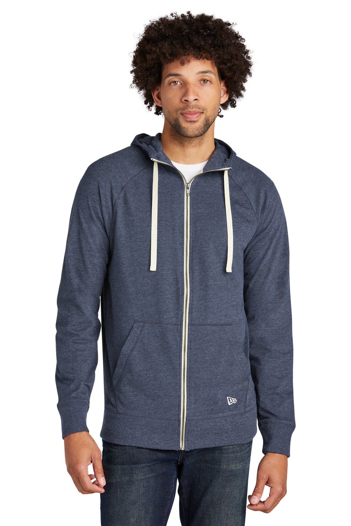 This lightweight hoodie has lived-in sueded softness and vin - True Navy Heather