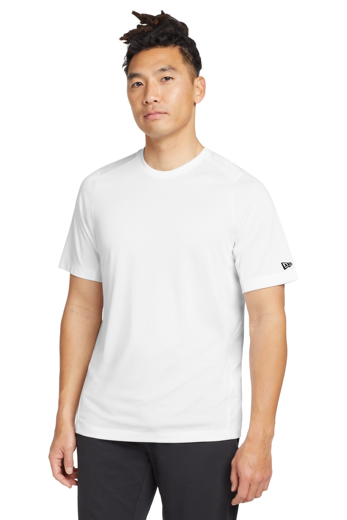 With sport-inspired good looks this tee beats moisture with - White Solid
