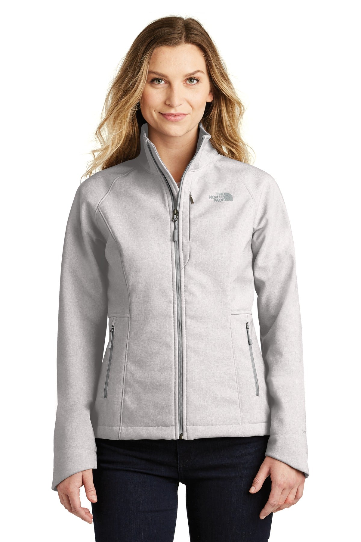 351 g/m2 WindWall 96/4 polyester/elastane soft shell with no - TNF Light Grey Heather