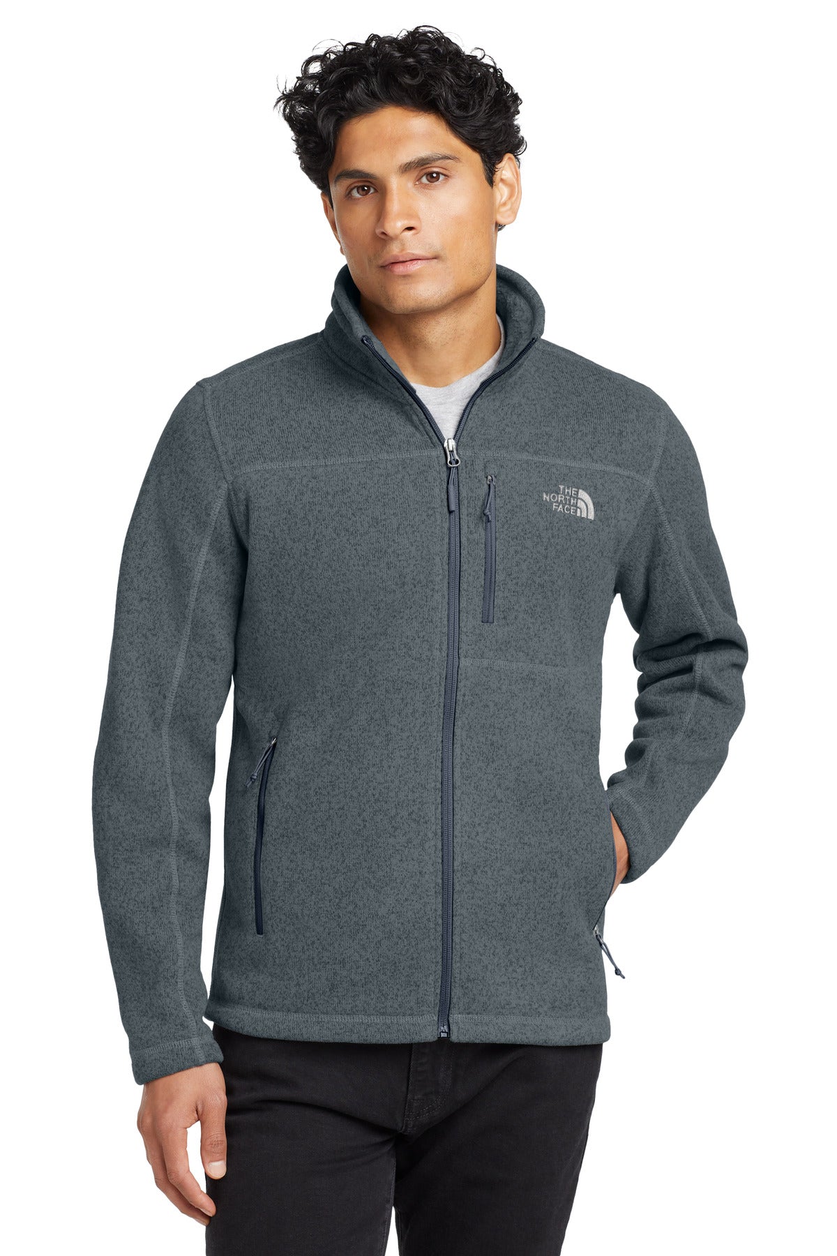 A soft heathered tone adds casual appeal to the heavyweight - Urban Navy Heather