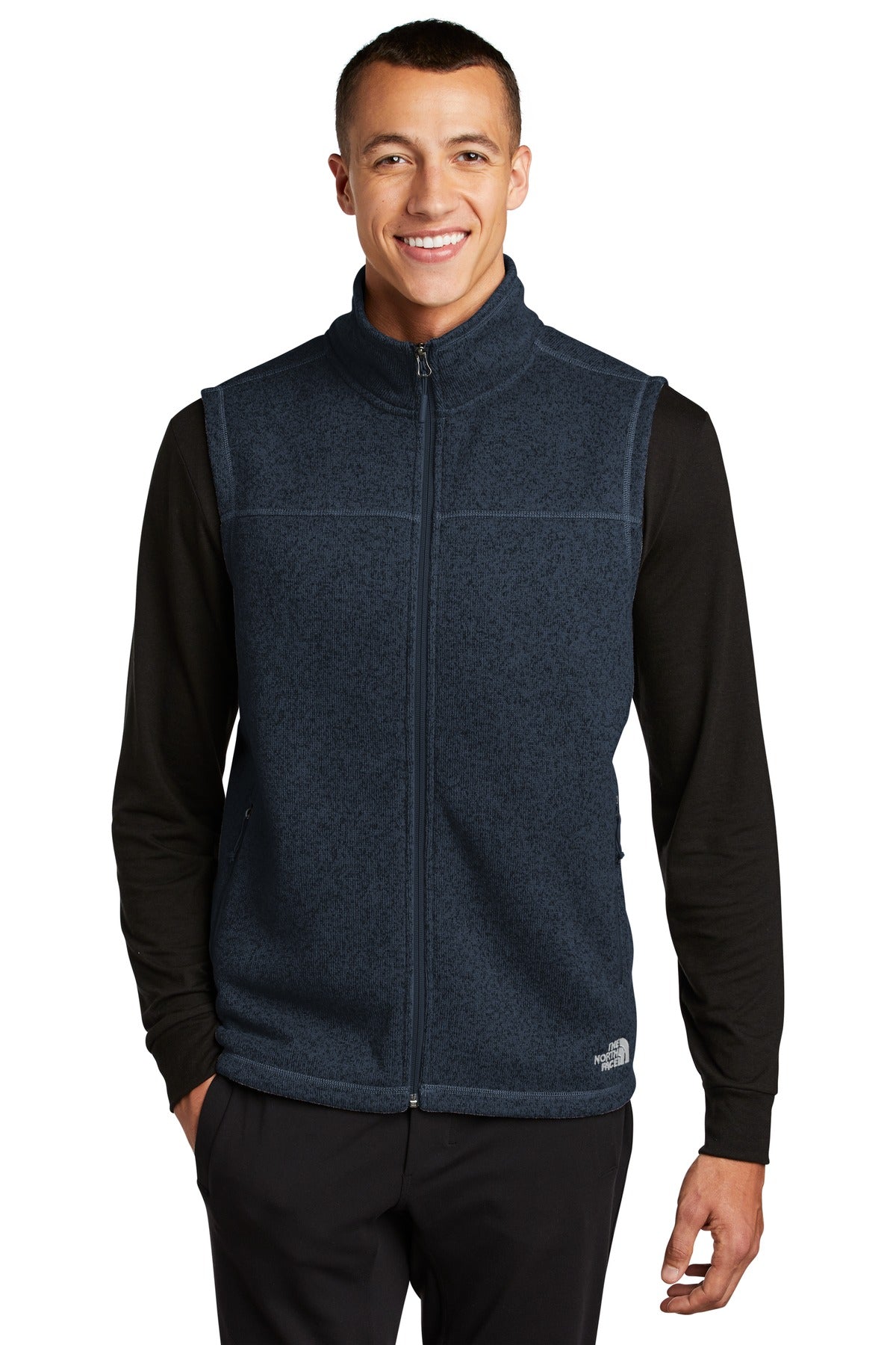 Stay warm on cool-weather days with this heavyweight sweater - Urban Navy Heather