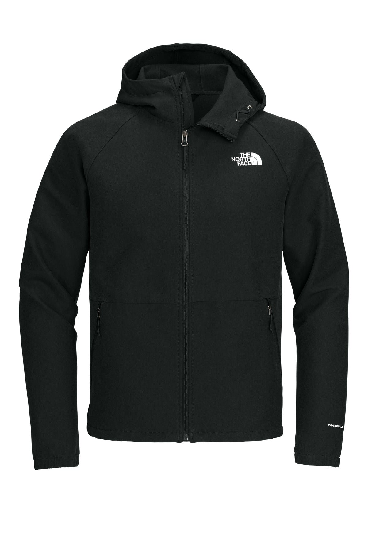 310 g/m2 WindWall-50/50 recycled polyester/polyester with no - TNF Black Heather