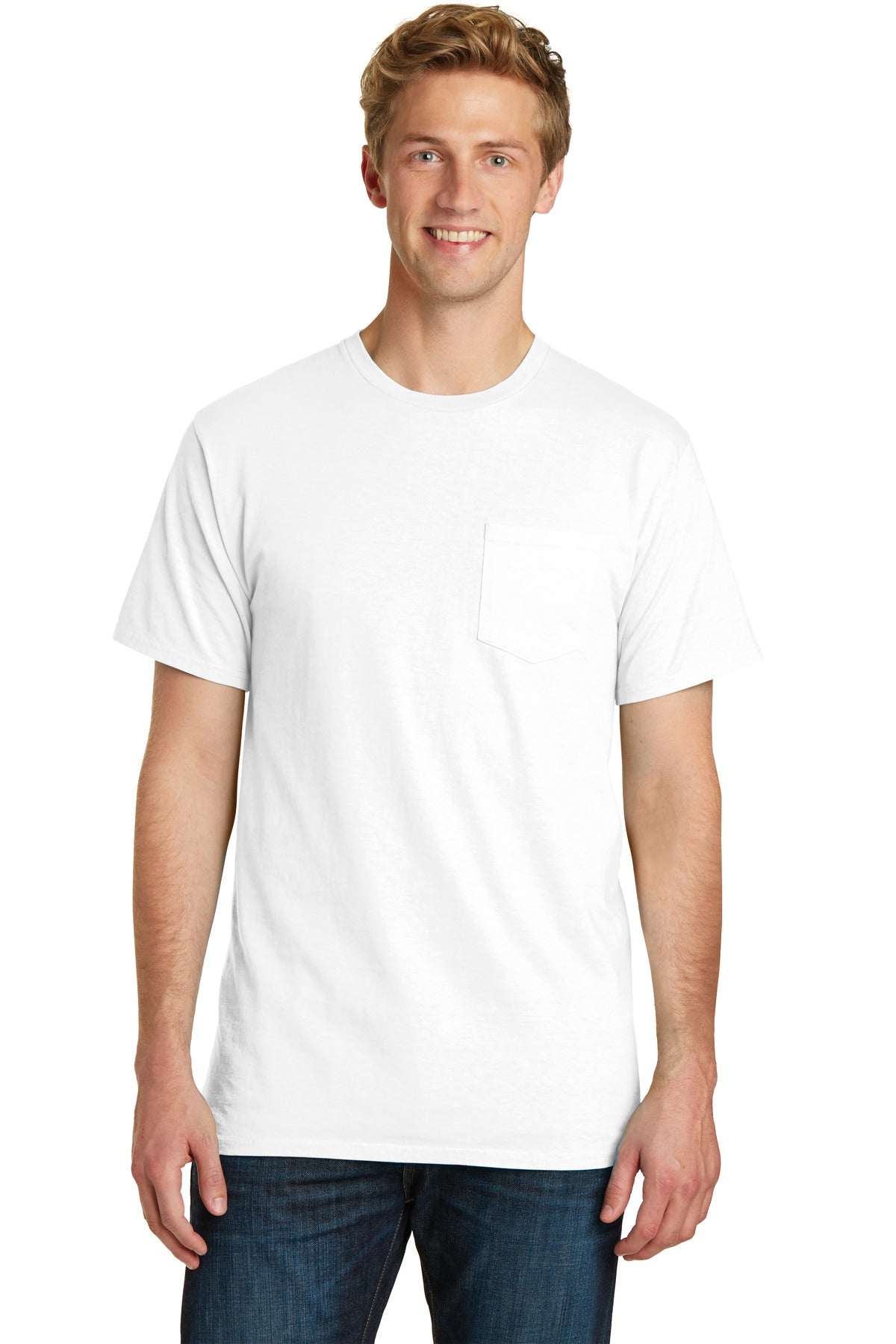 An undeniably comfortable tee with color that just looks bet - White