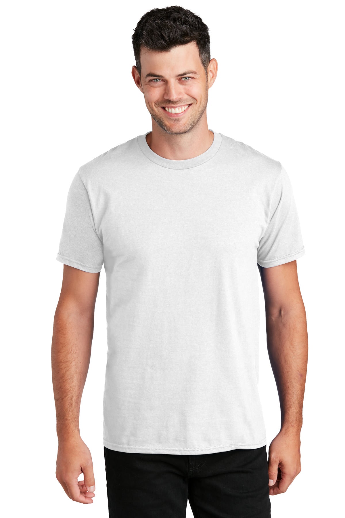 You'll be the biggest fan around of this 100% ring spun cott - White