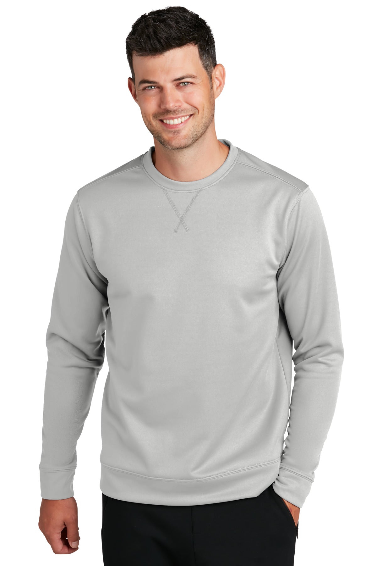 Stay active in performance sweatshirts powered by Dry Zone m - Silver
