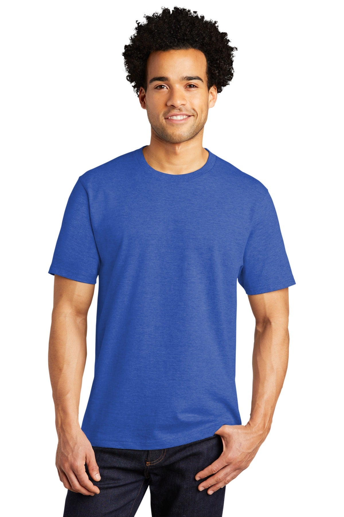 An everyday essential with a roomier fit our Bouncer Tee is - True Royal Heather
