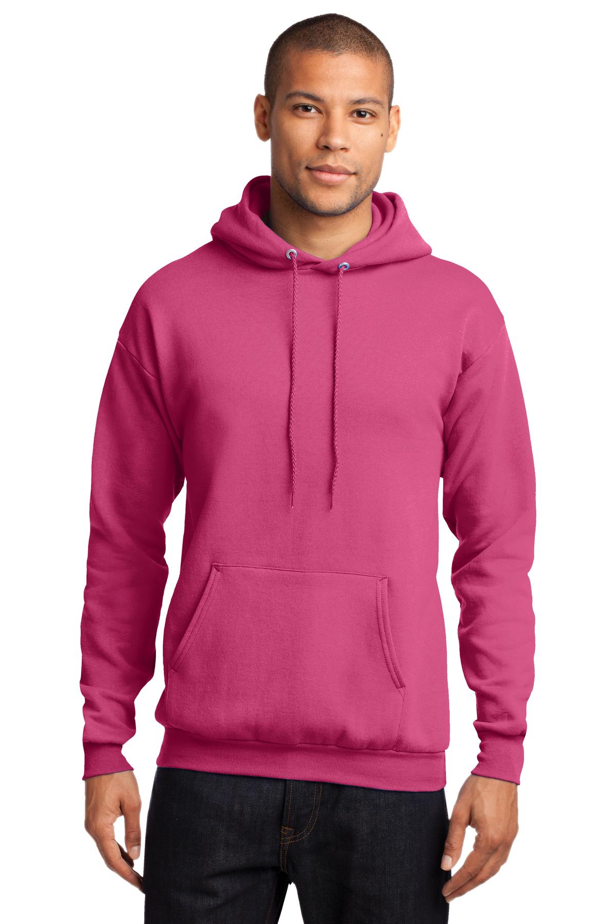 Cozy sweats in our core weight. 7.8-ounce 50/50 cotton/poly - Sangria