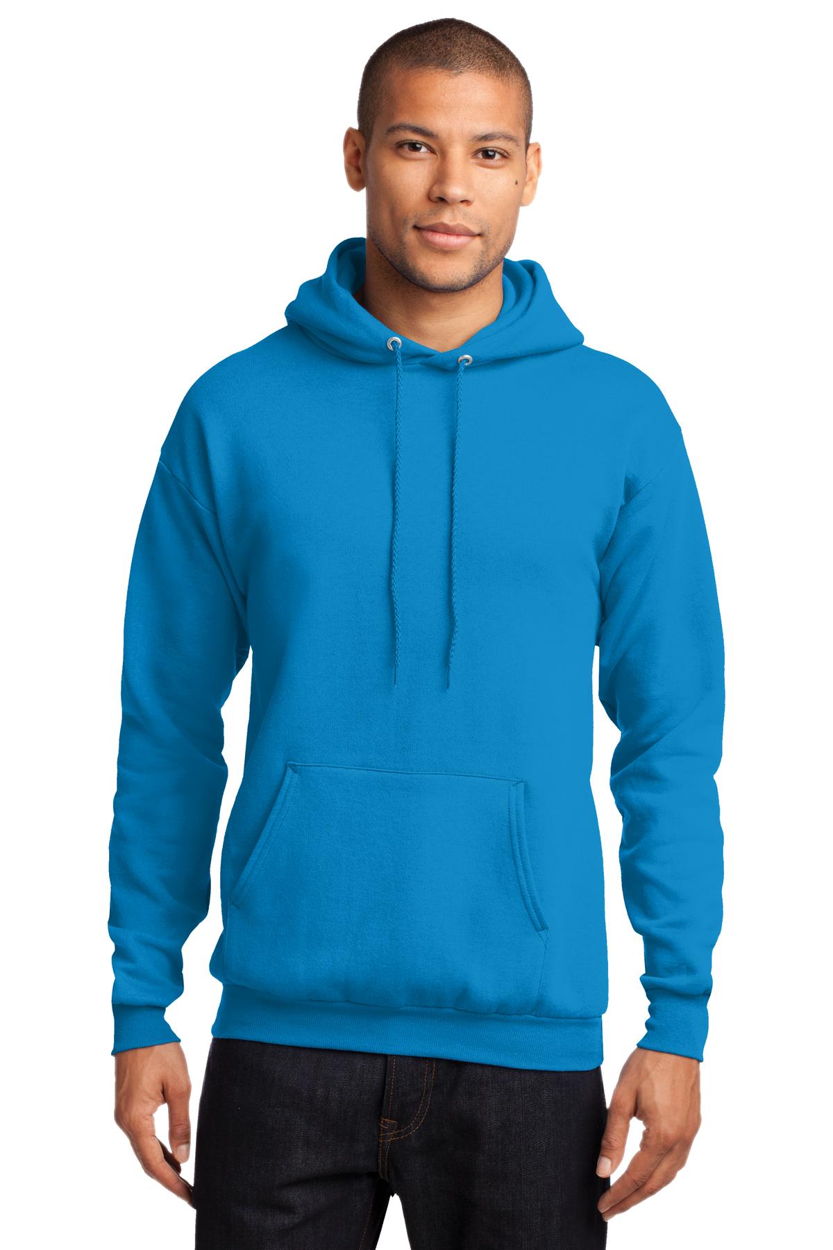 Cozy sweats in our core weight. 7.8-ounce 50/50 cotton/poly - Sapphire