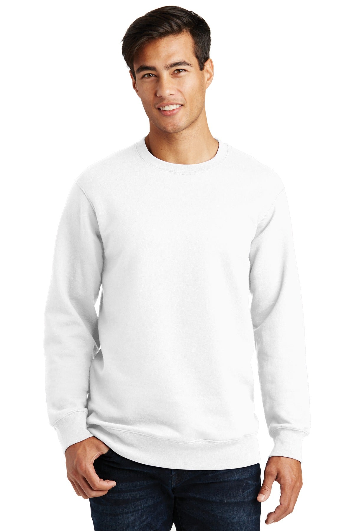 You'll be the biggest fan of this smooth-faced fleece. 8.5-o - White