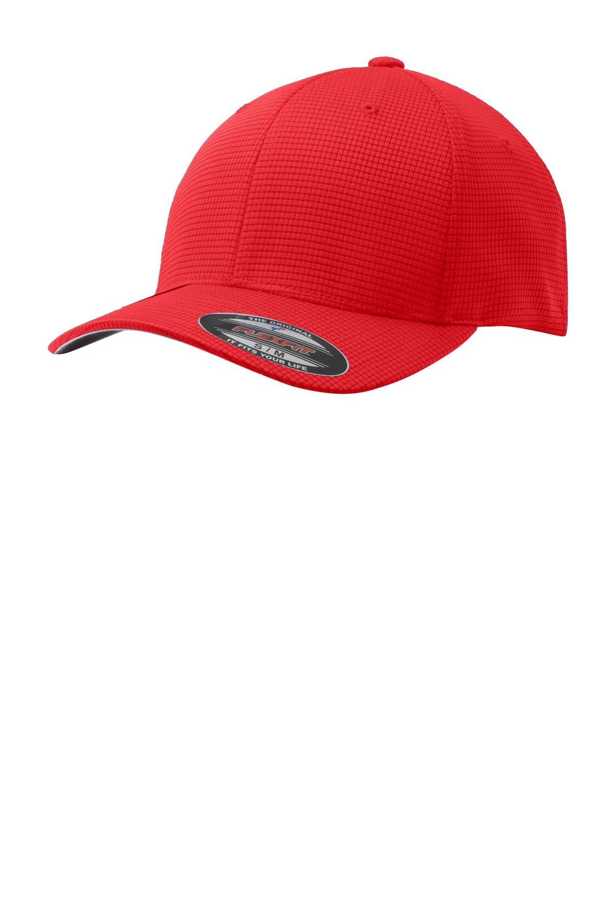 This team-spirited moisture-wicking cap features a grid texture and the Flexfit fit. Fabric: 100% po