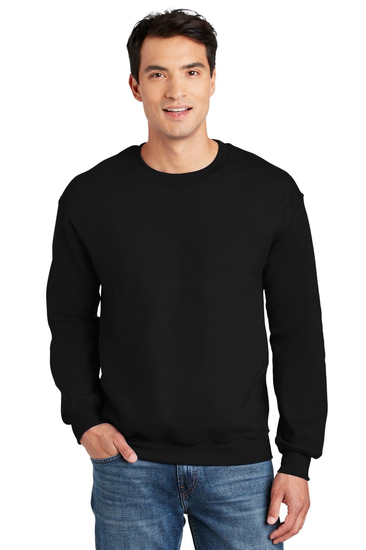 9-ounce 50/50 cotton/poly Moisture-wicking propertiesRecycle - Black