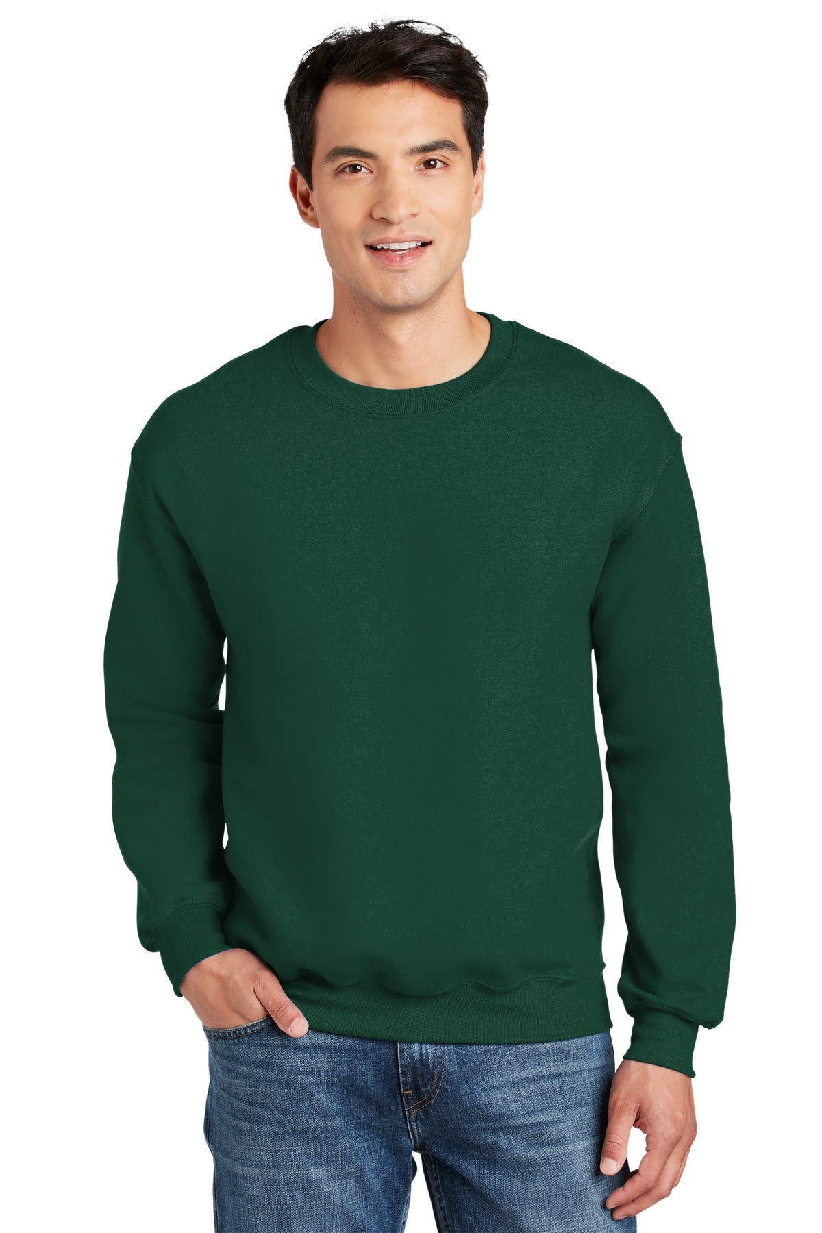9-ounce 50/50 cotton/poly Moisture-wicking propertiesRecycle - Forest