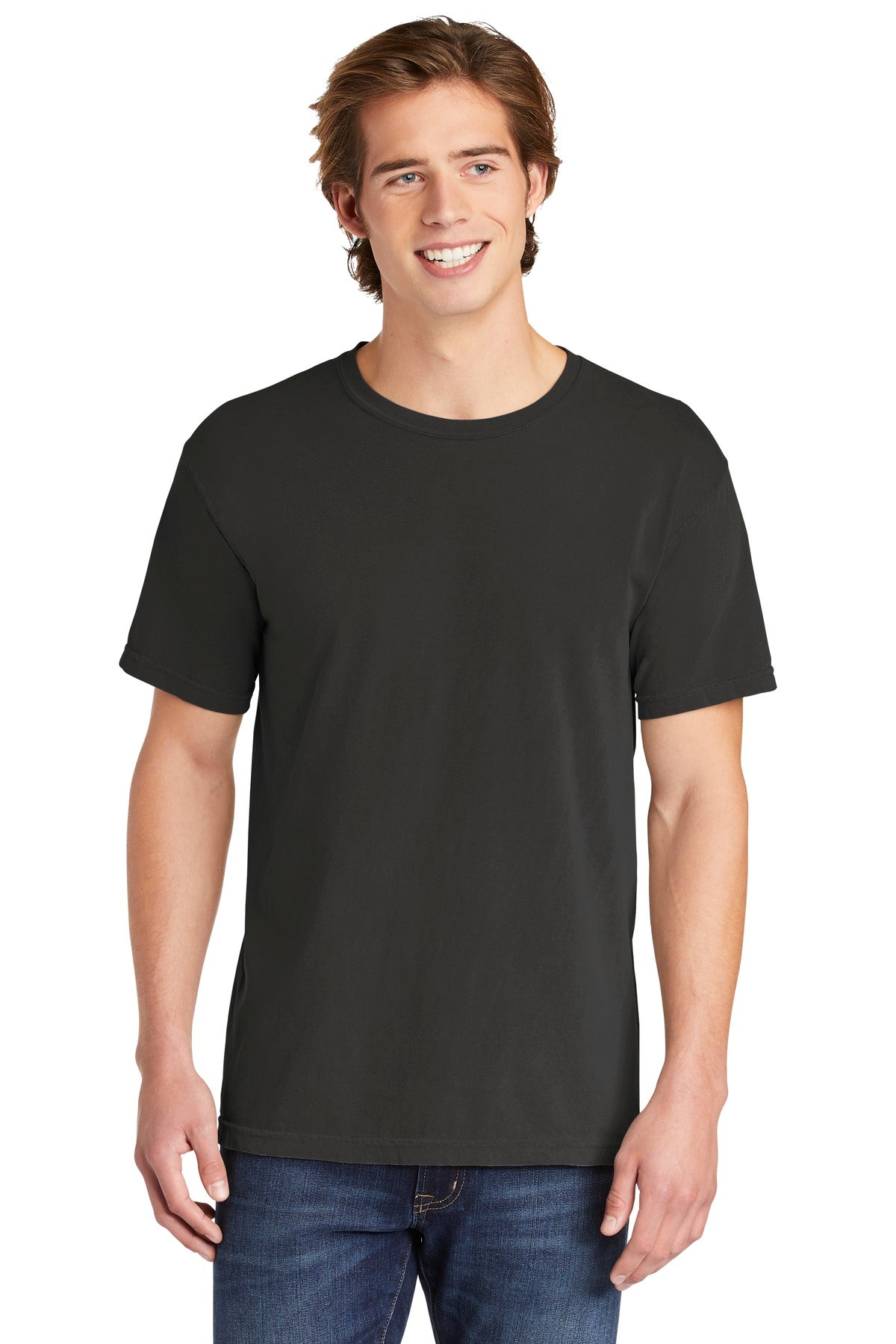 6.1-ounce 100% US ring spun cotton Soft-washed garment-dyed  - Graphite