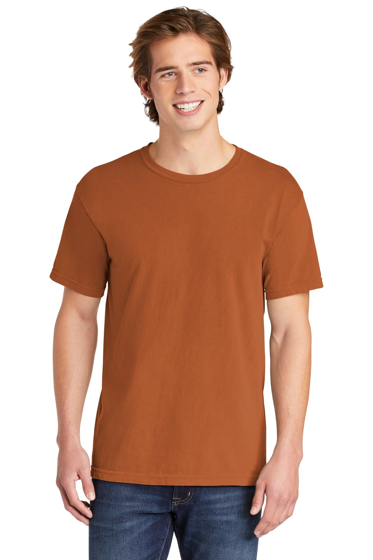 6.1-ounce 100% US ring spun cotton Soft-washed garment-dyed  - Yam
