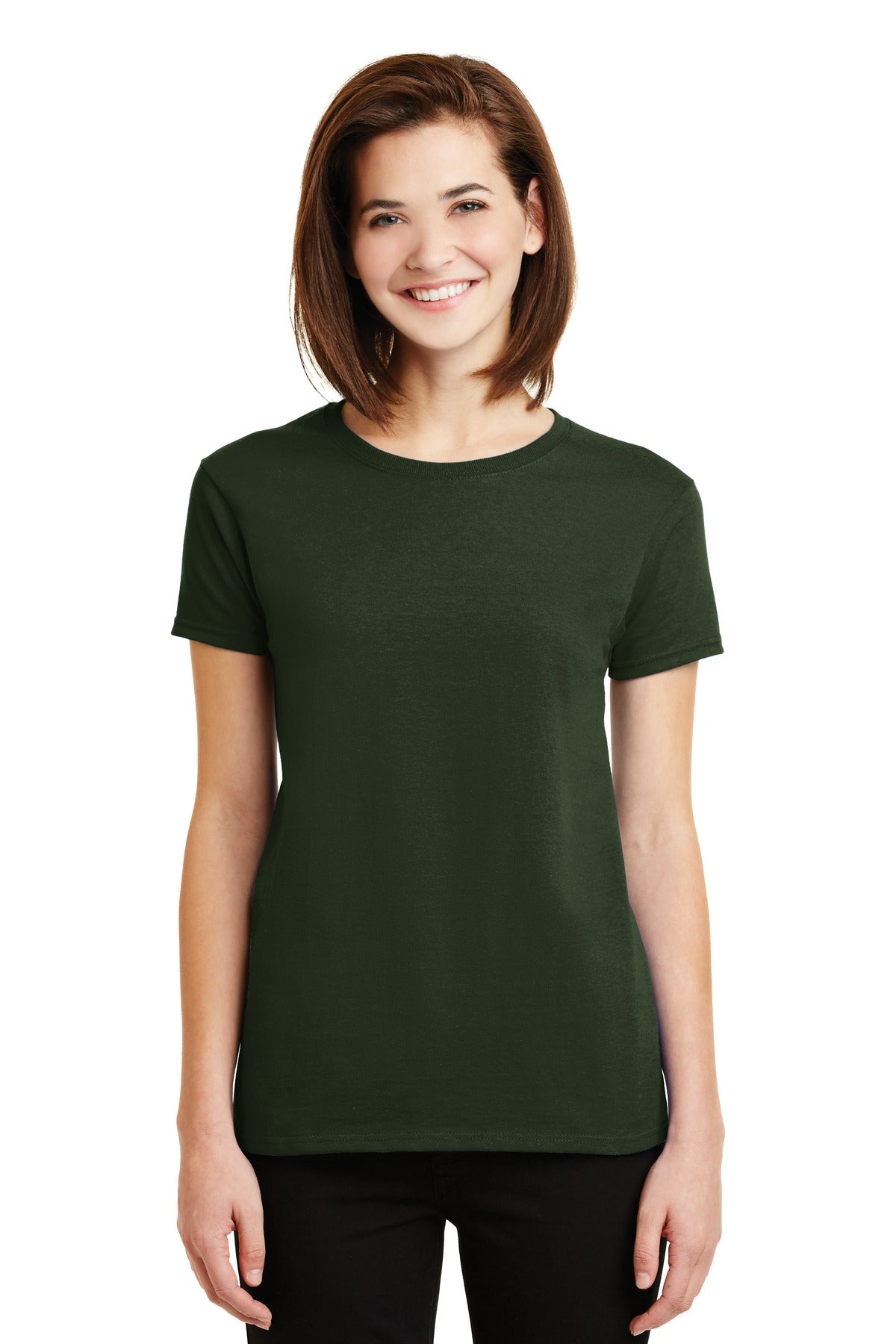 6-ounce 100% US cotton 90/10 cotton/poly (Sport Grey) 50/50  - Forest Green