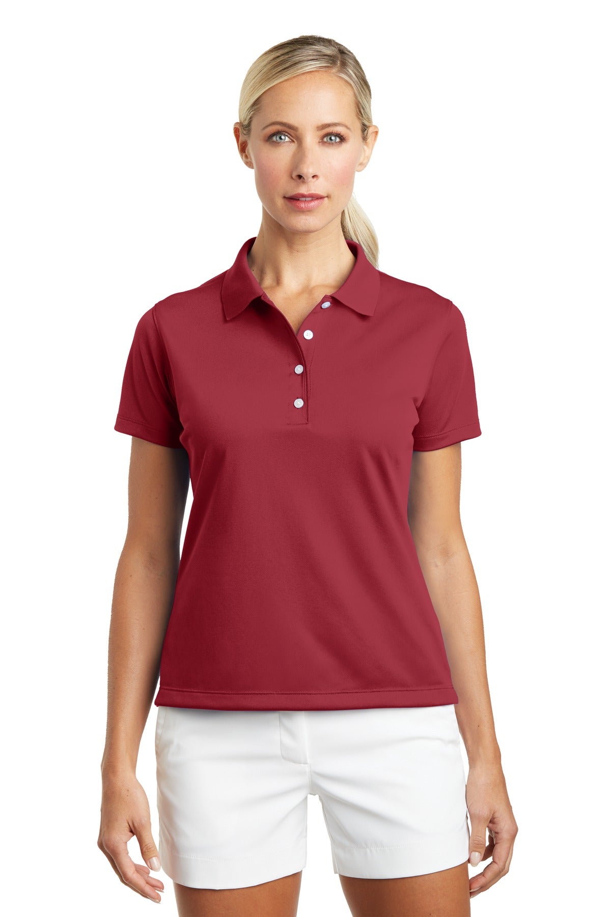 Tailored for a feminine fit this style truly performs with D - Pro Red