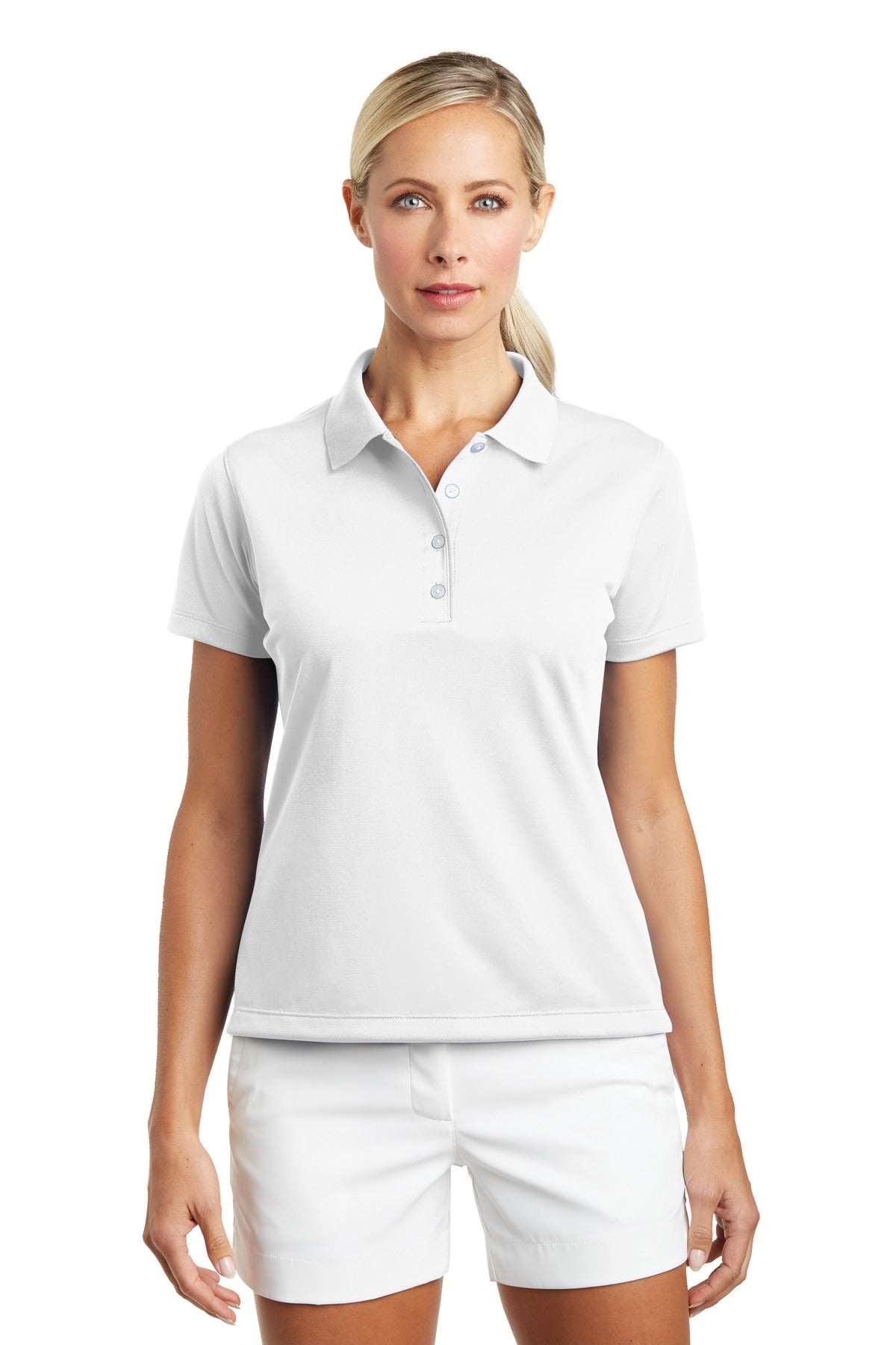 Tailored for a feminine fit this style truly performs with D - White