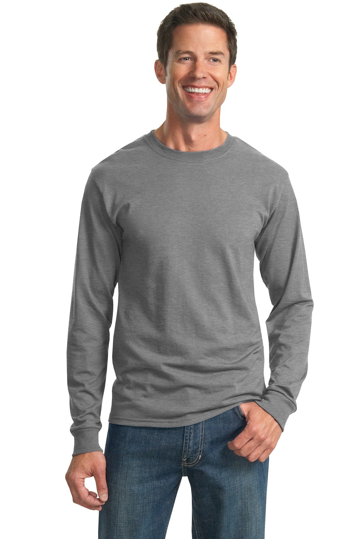 5.4-ounce 50/50 cotton/poly jersey 47/53 cotton/poly (Oxford - Oxford