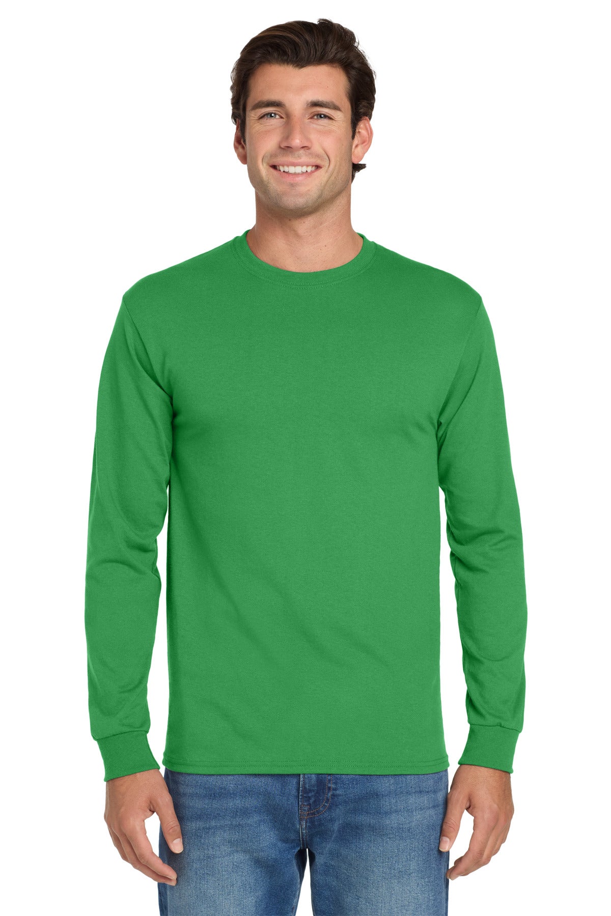 5.4-ounce 50/50 cotton/poly jersey 47/53 cotton/poly (Oxford - Kelly