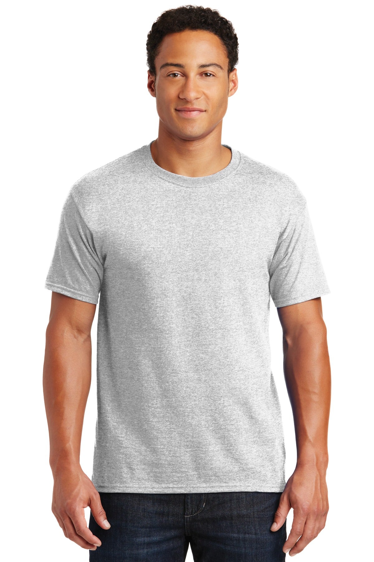 5.4-ounce 50/50 cotton/poly 47/53 cotton/poly (Oxford)Advanc - Ash