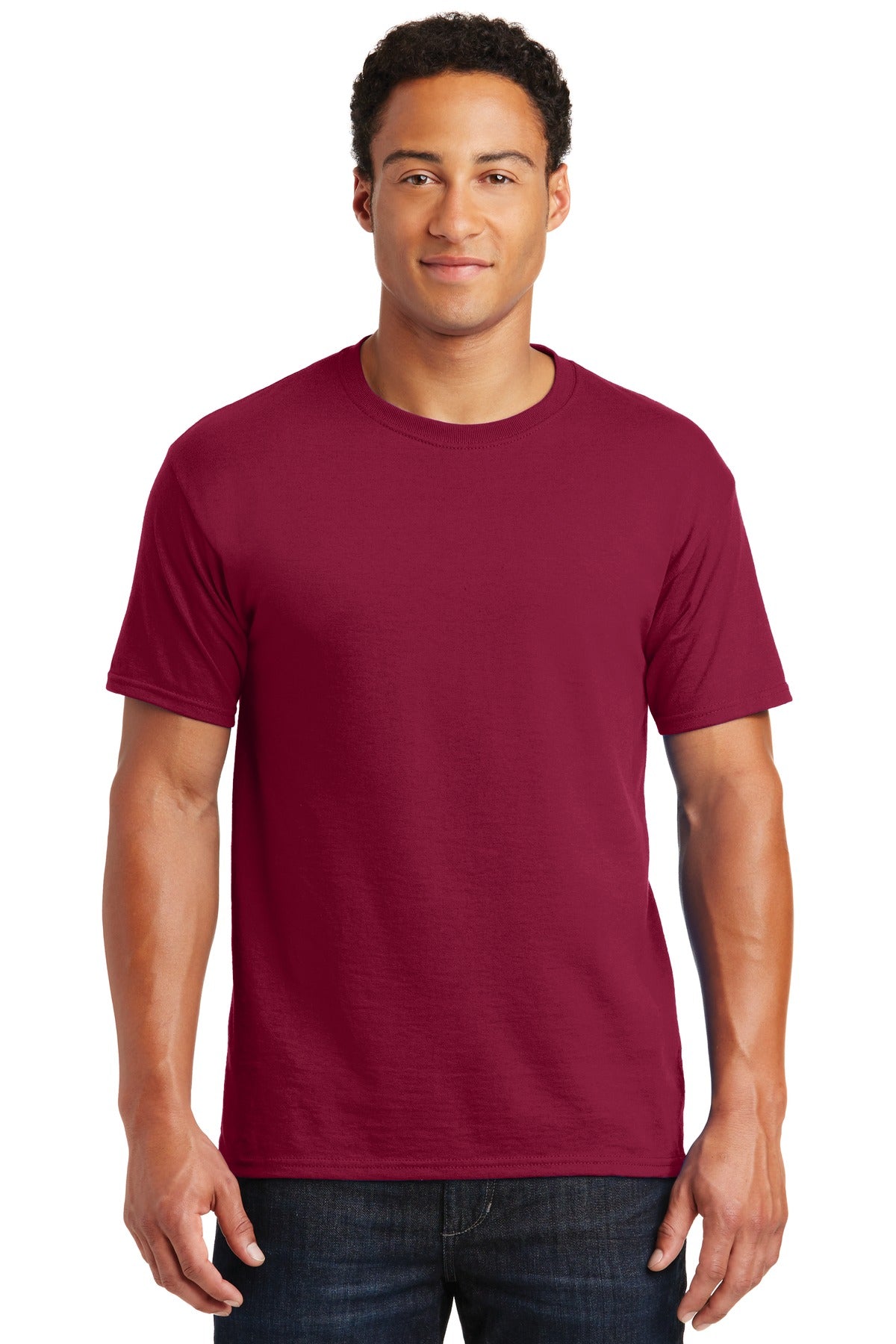 5.4-ounce 50/50 cotton/poly 47/53 cotton/poly (Oxford)Advanc - Cardinal